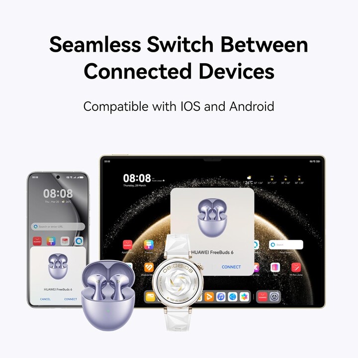 Huawei FreeBuds 6 ANC Preto