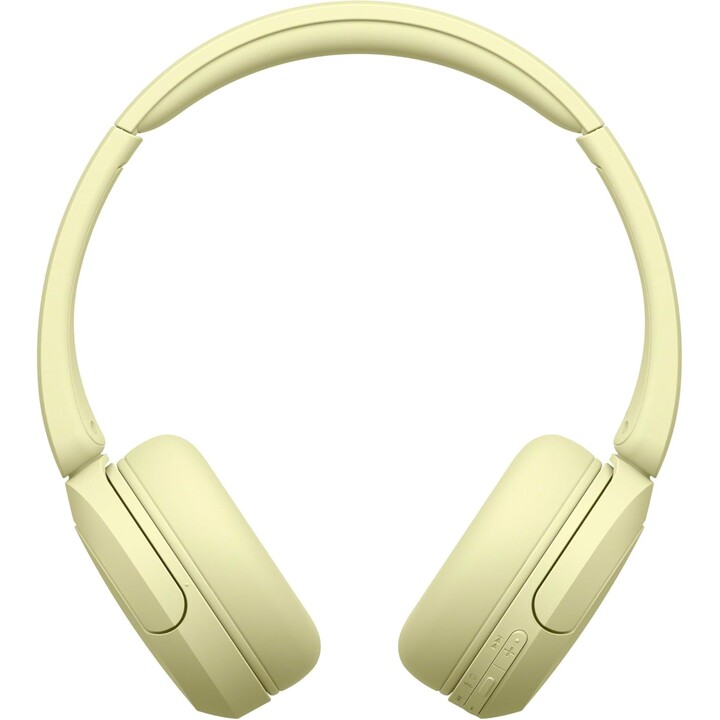 Sony WH-CH520 auriculares inalámbricos inalámbricos en la oreja, diseño liviano, amarillo