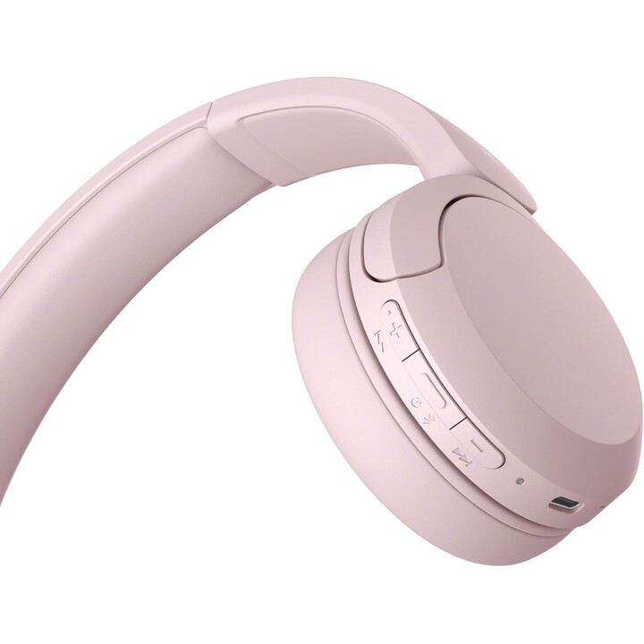 Sony WH-CH520 auriculares inalámbricos inalámbricos Bluetooth, diseño liviano, rosa