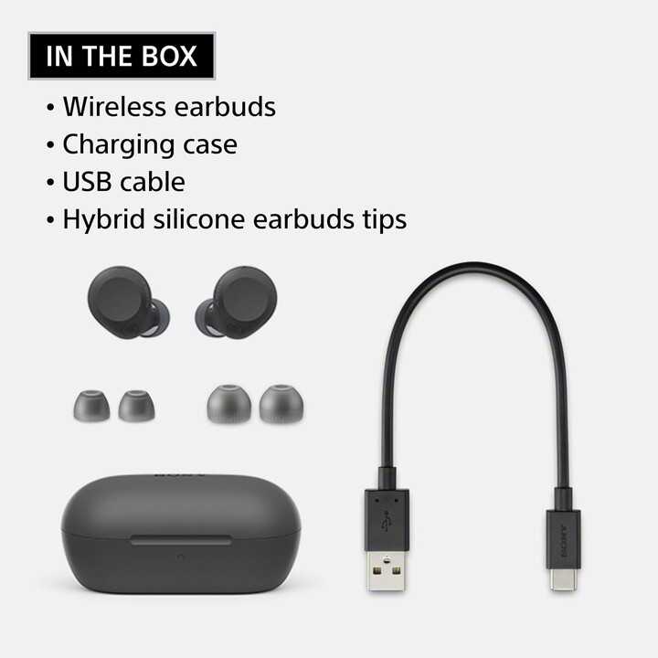 Sony WF-C710N Negro - Auriculares inalámbricos con cancelación de ruido