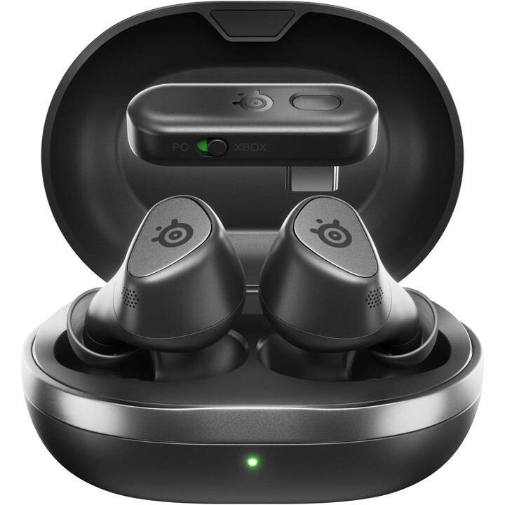 SteelSeries Arctis GameBuds, Wireless Gaming Earbuds, Black
