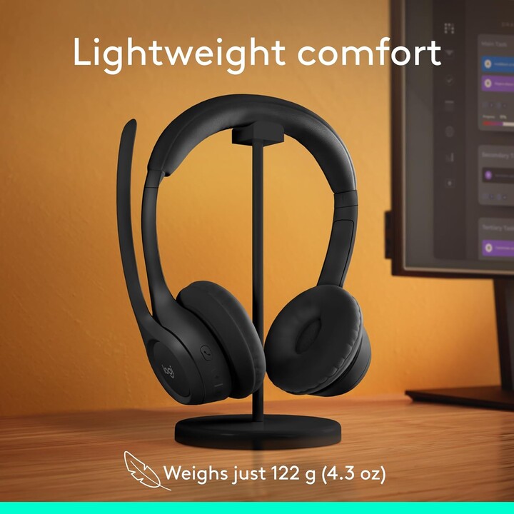 Logitech Zone 300 auriculares Bluetooth inalámbricos con micrófono de cancelación de ruido, negro
