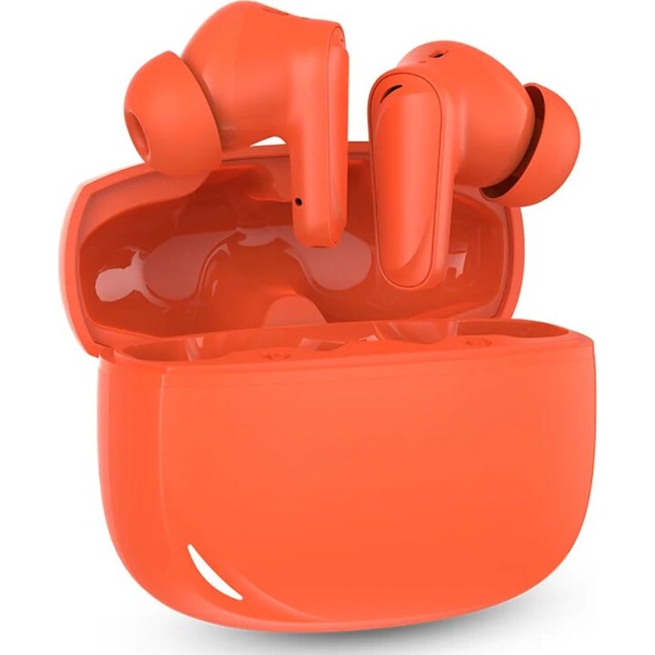 SPC Boost Buds Bluetooth Headphones with Charging Case/ 7.5h Battery Life/ Red
