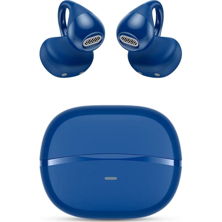 Fones de ouvido Bluetooth SPC Boost Clip com estojo de carregamento/bateria com duração de 6 horas/azul