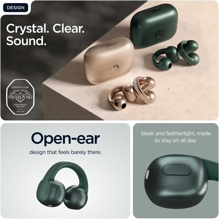 Motorola moto buds loop Auriculares Inalámbrico gancho de oreja Llamadas/Música/Deporte/Uso diario Bluetooth Verde