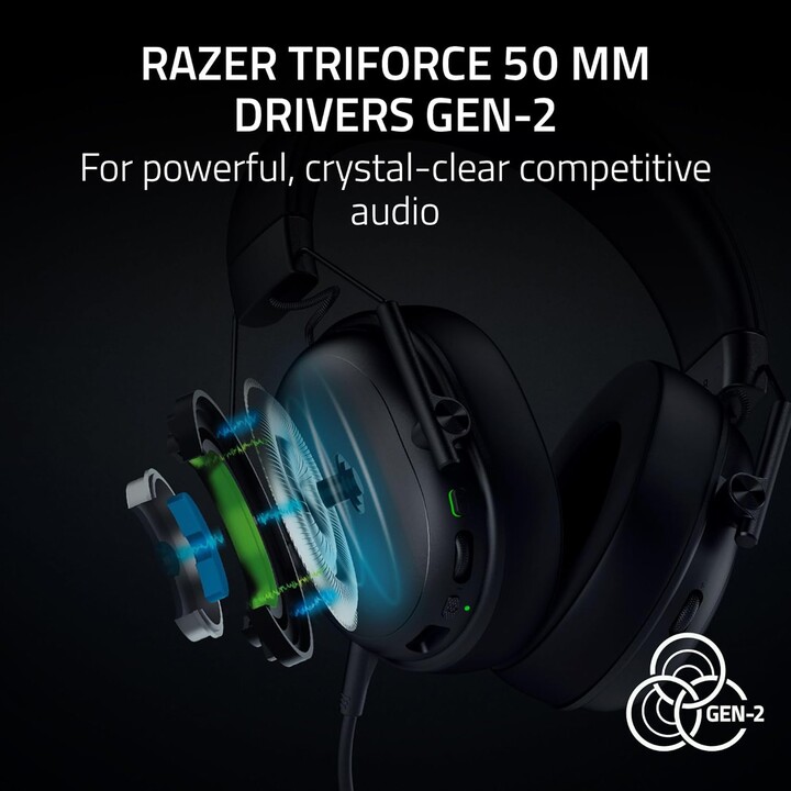 Casque Razer Blackshark V3 X Hyperspeed sans fil pour PC, noir