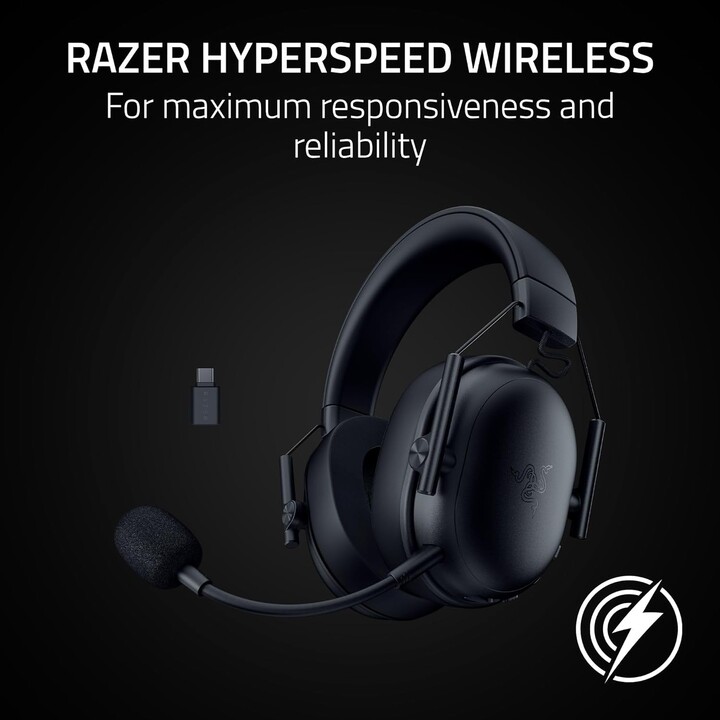 Casque Razer Blackshark V3 X Hyperspeed sans fil pour PC, noir