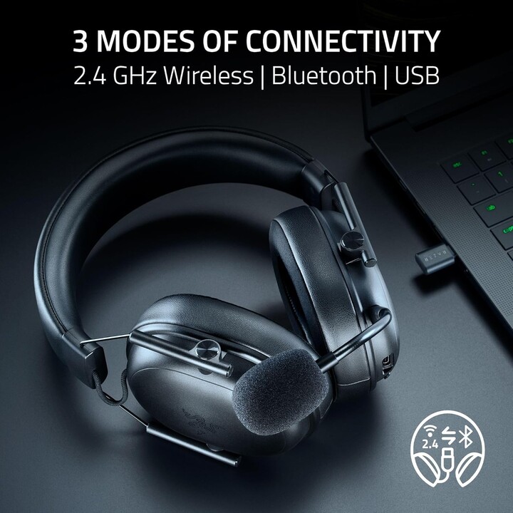 Casque Razer Blackshark V3 X Hyperspeed sans fil pour PC, noir