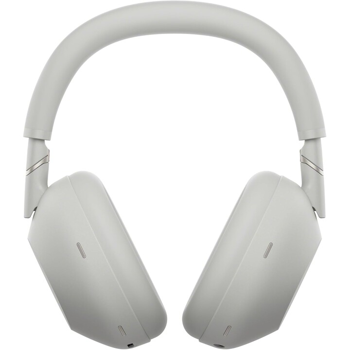 Fones de ouvido sem fio e com fio Sony WH-1000XM6 com faixa de cabeça para música/uso diário USB tipo C Bluetooth cinza