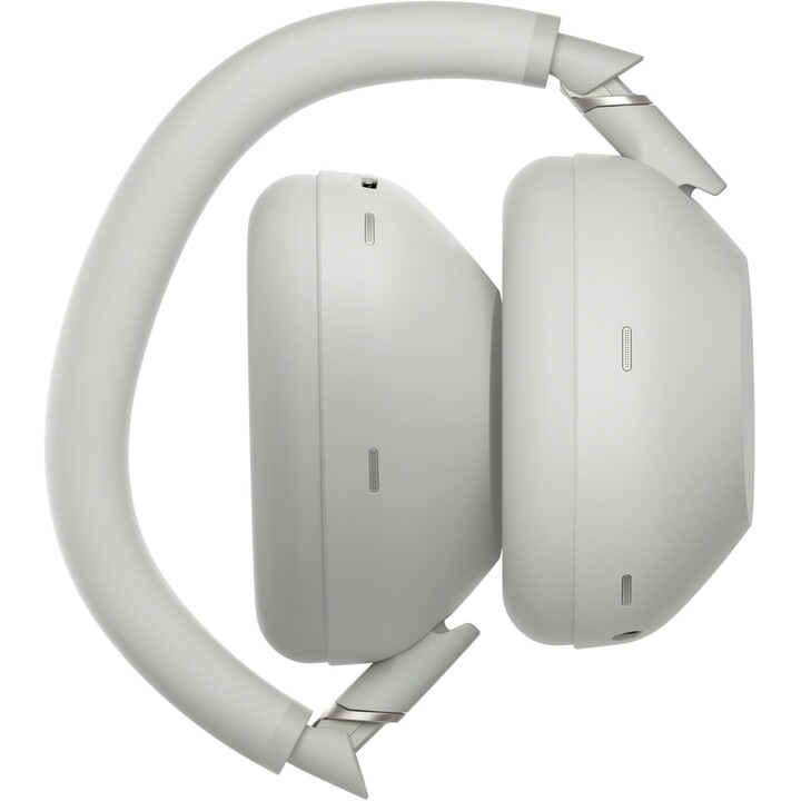 Fones de ouvido sem fio e com fio Sony WH-1000XM6 com faixa de cabeça para música/uso diário USB tipo C Bluetooth cinza