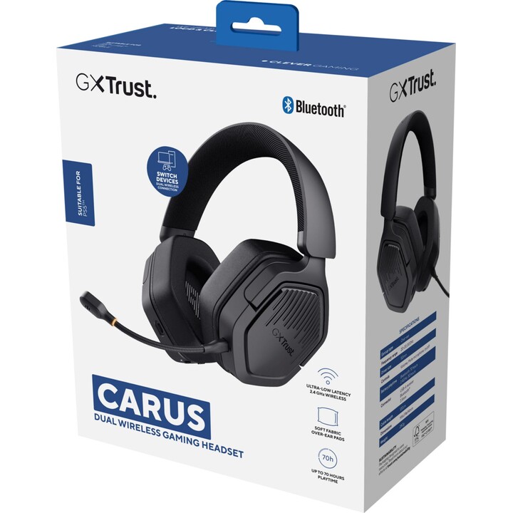 Auriculares wrl gxt493ps carus ps5/negro 25746 trust