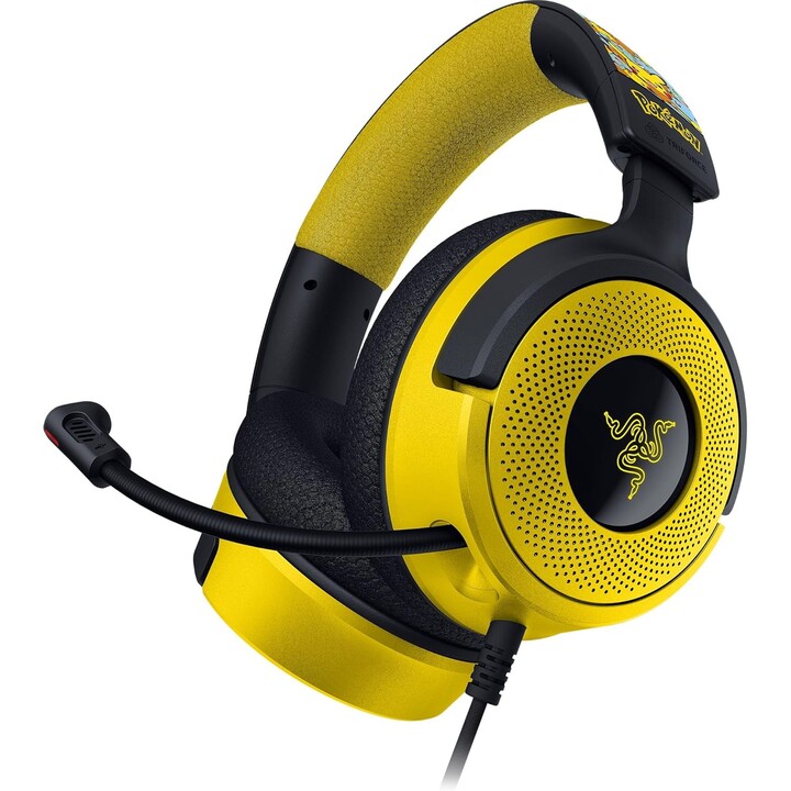 Razer Kraken V4 X Pokémon Edition, Aurione da gioco USB cablata