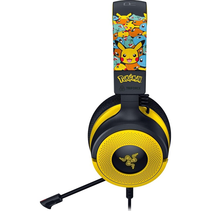 Razer Kraken V4 X Pokémon Edition, Aurione da gioco USB cablata