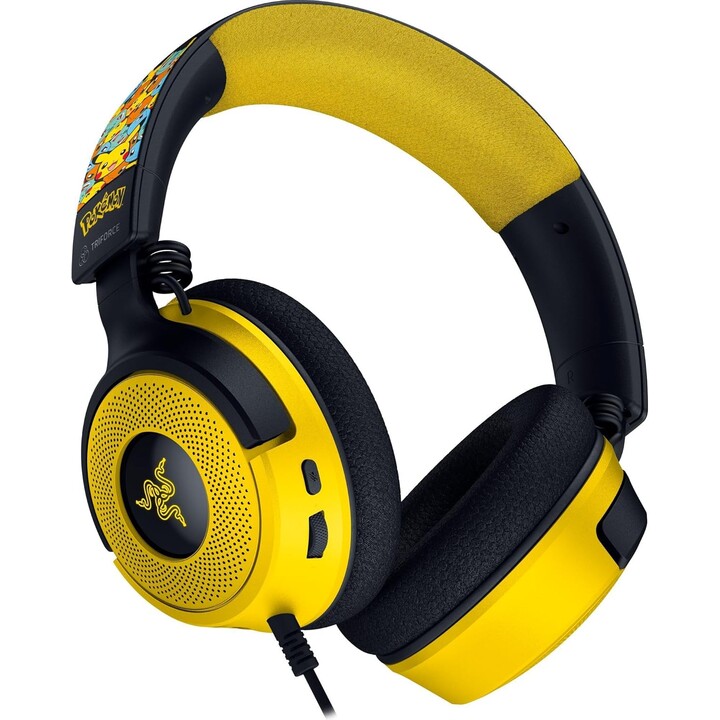 Razer Kraken V4 X Pokémon Edition, Aurione da gioco USB cablata