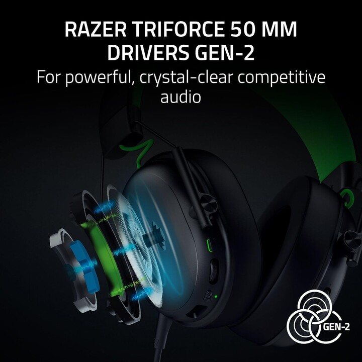 Razer Blackshark V3 X HyperSpeed ​​para Xbox, auriculares inalámbricos de deportes electrónicos, negro