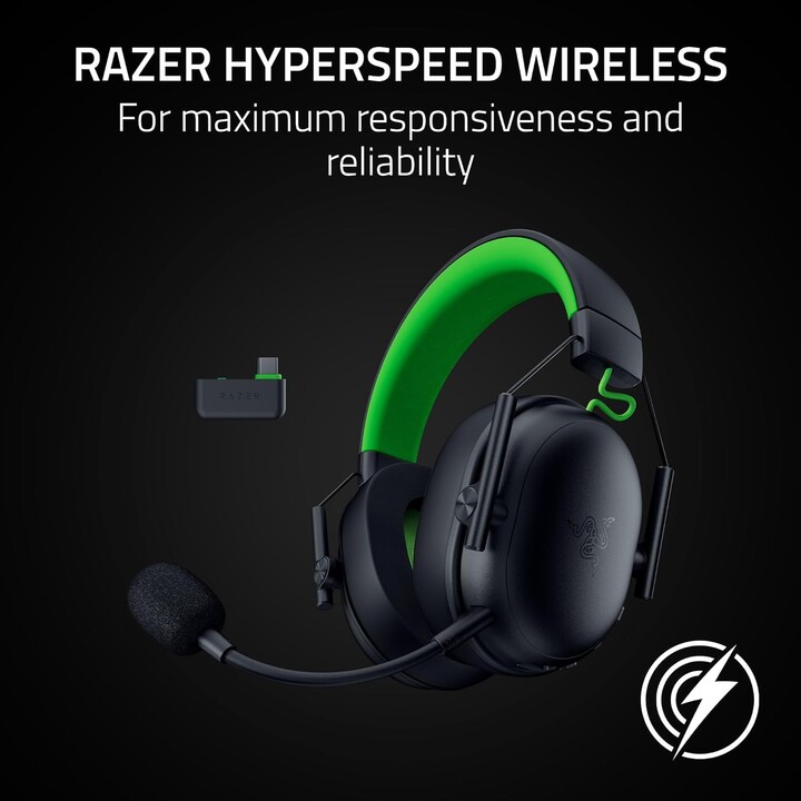 Razer Blackshark V3 X HyperSpeed ​​para Xbox, auriculares inalámbricos de deportes electrónicos, negro