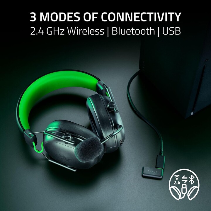 Razer Blackshark V3 X HyperSpeed ​​para Xbox, auriculares inalámbricos de deportes electrónicos, negro
