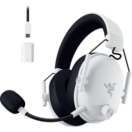 Razer Blackshark V3, auriculares de deportes electrónicos inalámbricos, controladores Triforce de 50 mm, blanco