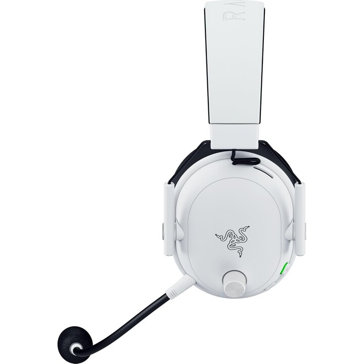 Razer Blackshark v3, auricolare wireless e-sports, triforce da 50mm driver, bianco