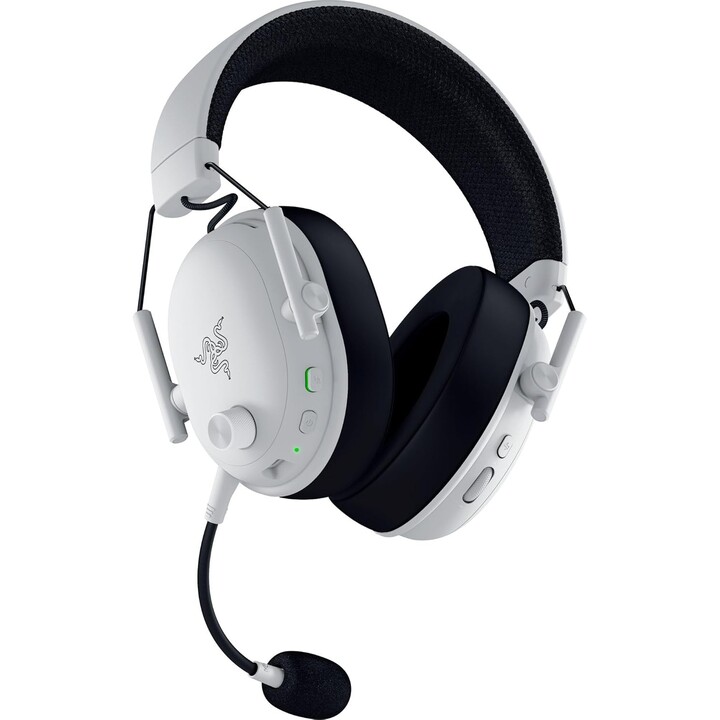 Razer Blackshark v3, auricolare wireless e-sports, triforce da 50mm driver, bianco