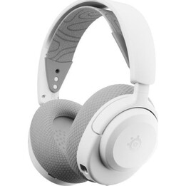 Auriculares SteelSeries Arctis Nova 3X inalámbricos Bluetooth y RF con cancelación de ruido, blancos