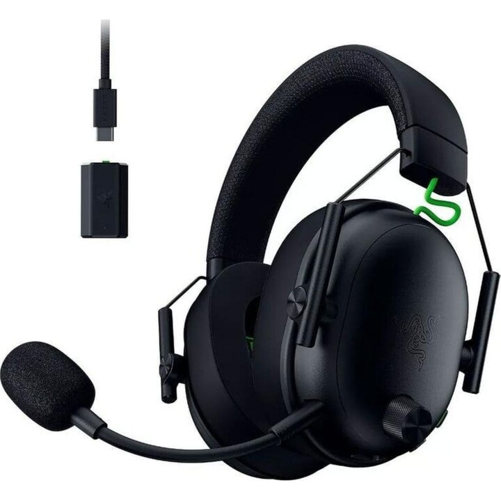 Razer BlackShark V3 Wireless and Wired Bluetooth Gaming Headset with THX Spatial Audio - Black