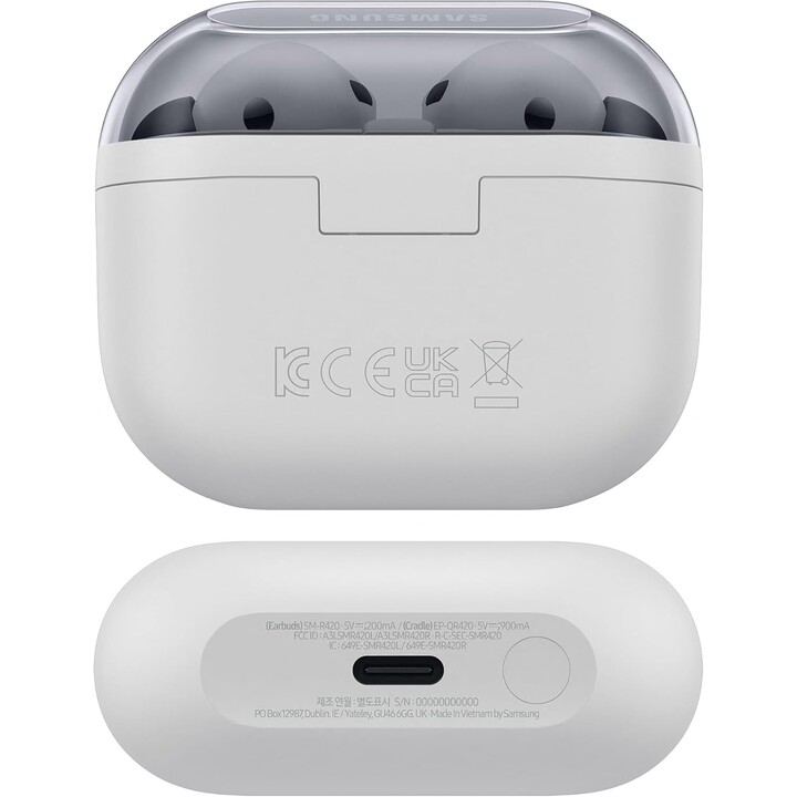Samsung Galaxy Buds3 FE, Galaxy AI, Auriculares Inalámbricos, Cancelación de Ruido, Bluetooth, Audio 360, Gris