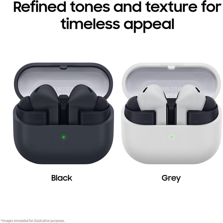 Samsung Galaxy Buds3 FE, Galaxy AI, Auriculares Inalámbricos, Cancelación de Ruido, Bluetooth, Audio 360, Gris