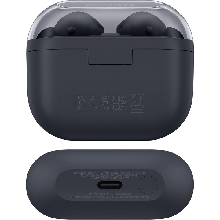 Samsung Galaxy Buds3 FE, Galaxy AI, Auriculares Inalámbricos, Cancelación de Ruido, Bluetooth, Audio 360, Negro