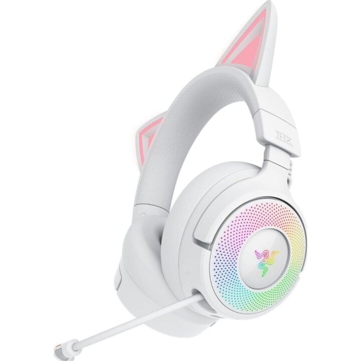 Razer Kraken Kitty V3 Pro kabellose HyperSpeed-RGB-Gaming-Kopfhörer, weiß
