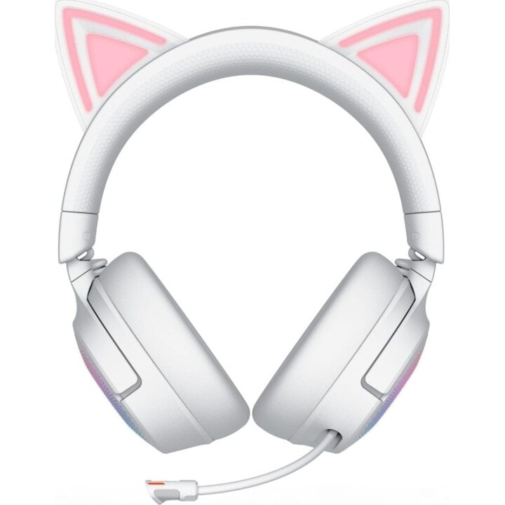 Razer Kraken Kitty V3 Pro kabellose HyperSpeed-RGB-Gaming-Kopfhörer, weiß