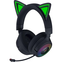 Auriculares Inalámbricos Razer Kraken Kitty V3 Pro inalámbricos HyperSpeed RGB, negros