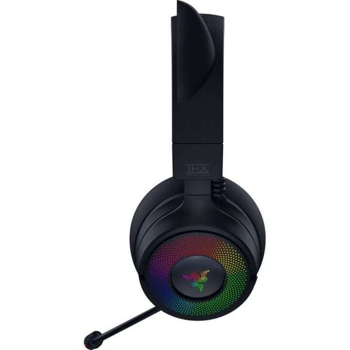 Auriculares Inalámbricos Razer Kraken Kitty V3 Pro inalámbricos HyperSpeed RGB, negros