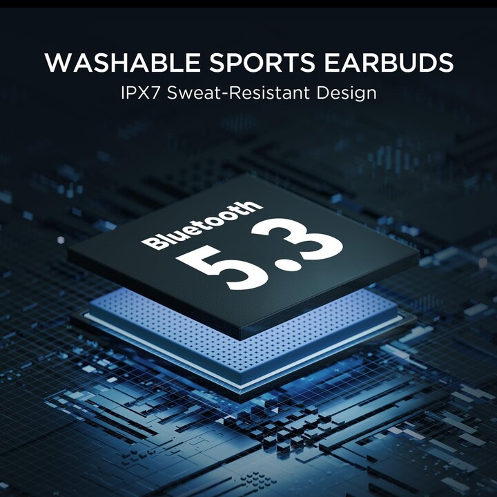 1MORE Fit Open Earbuds S50, Cuffie bluetooth wireless con microfono, IPX7, carico rapido, 38 ore, argento