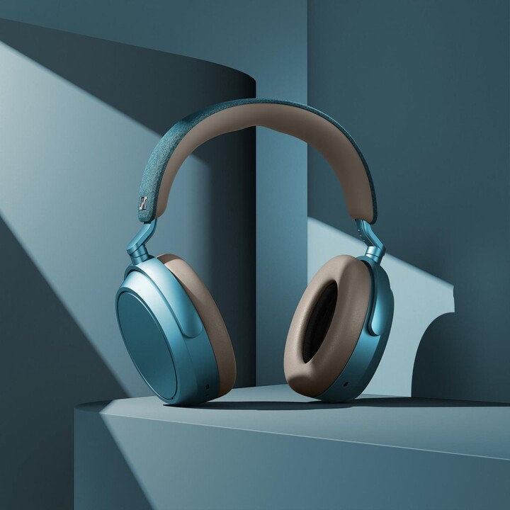 Audífonos inalámbricos Sennheiser Momentum 4 en color verde azulado