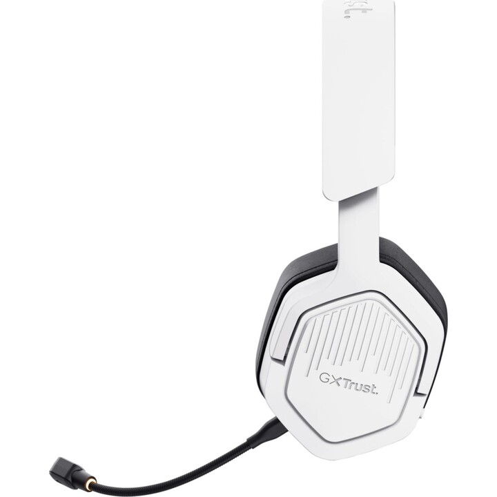 Trust Gaming GXT 493PS Carus PS5 Headset sem fio para jogos com microfone/conector 3,5/Bluetooth/branco