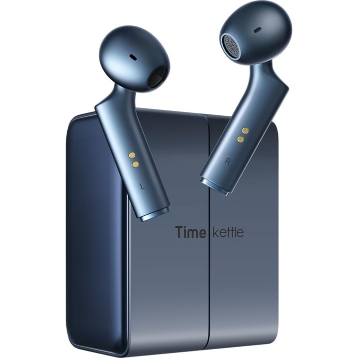 Timekettle W4 AI Intérprete Auriculares Azul Medianoche Tiempo Real 40 Idiomas Clonador de Voz Traductor