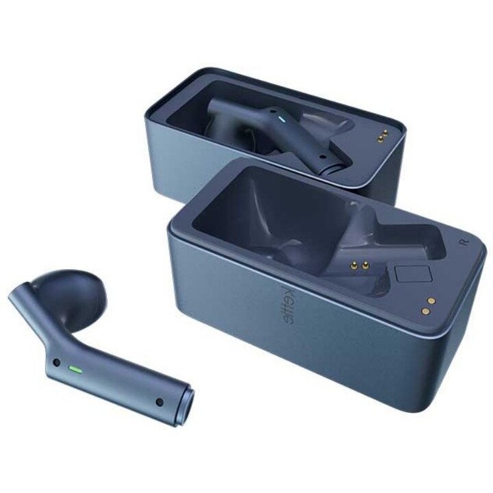 Timekettle W4 AI Intérprete Auriculares Azul Medianoche Tiempo Real 40 Idiomas Clonador de Voz Traductor