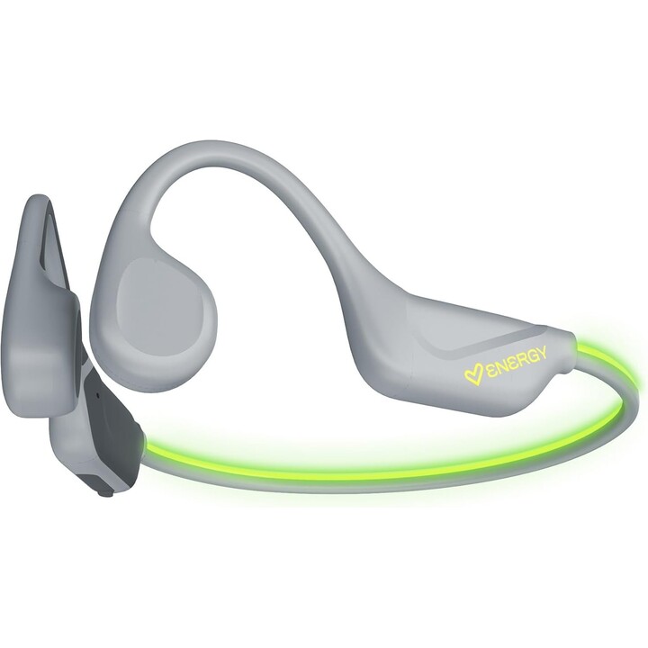 Energy Sistem VibeWave Auriculares deportivos Bluetooth 5.4, 15 horas de batería, micrófono, luces LED, resistencia al agua IPX5