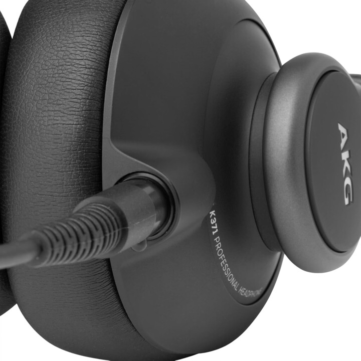 AKG K371 Kopfhörer & Headset Kabelgebunden Kopfband Bühne/Studio Schwarz, Metallisch