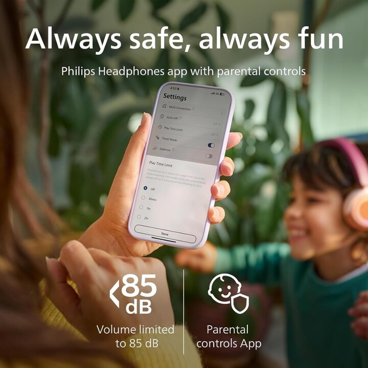 Philips TAK4200MP/00 Orange - Headphones for children