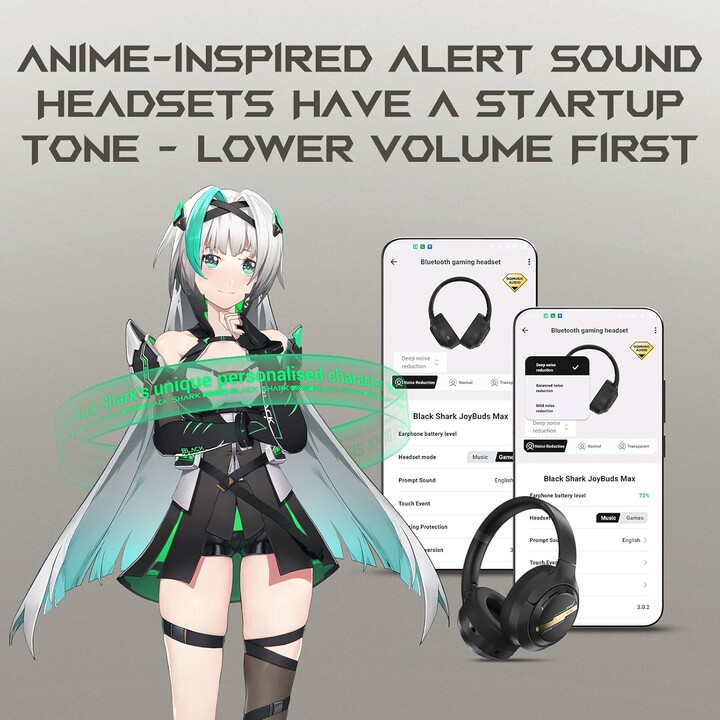 Black Shark Joybuds Max ANC Noir