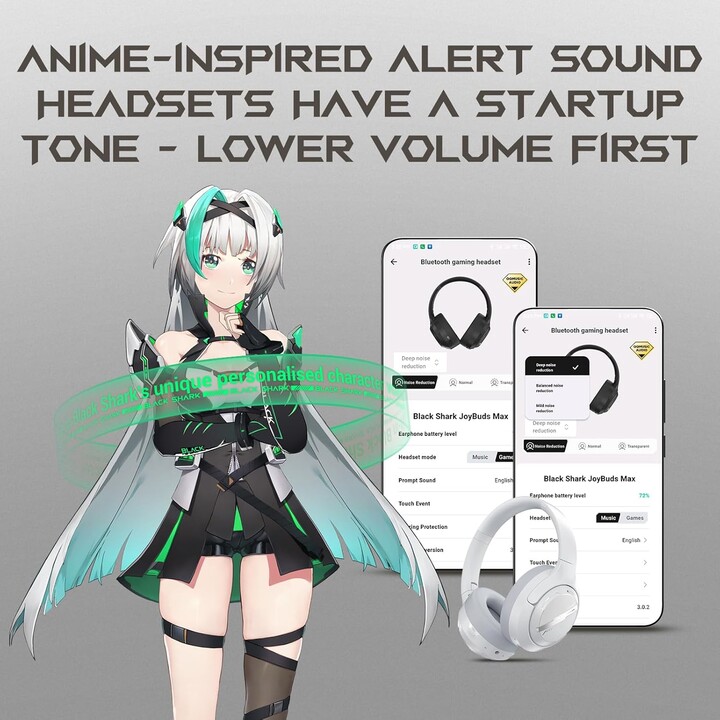 Black Shark Joybuds Max ANC Bianco