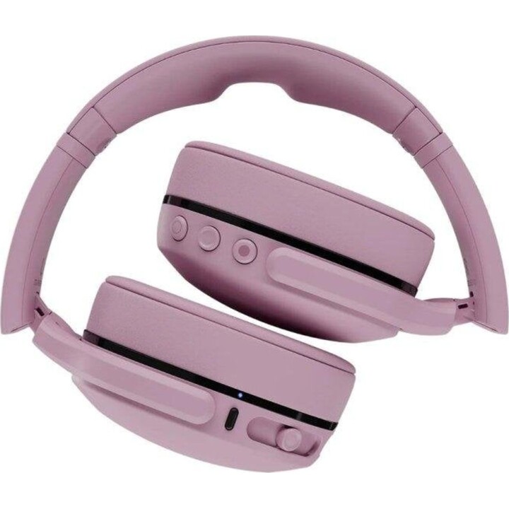 Auriculares Skullcandy Crusher 540 inalámbricos Bluetooth y cable USB-C diadema plegables rosas
