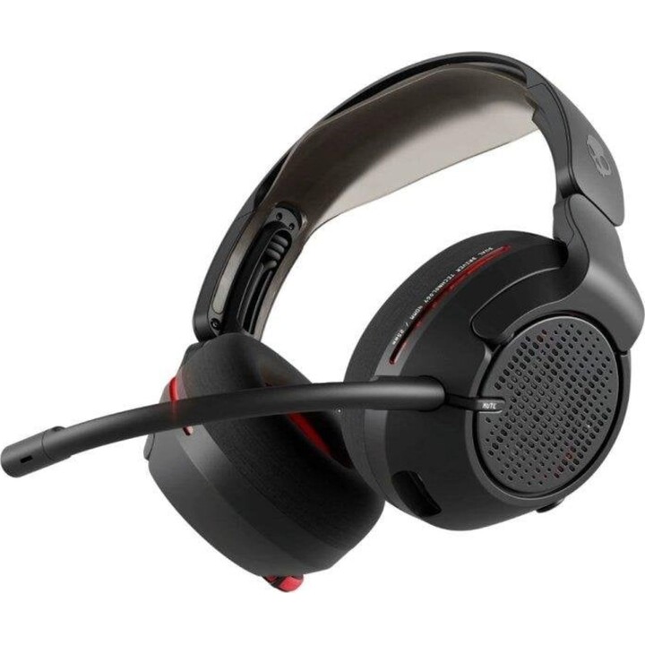 Skullcandy Crusher Plyr 720 Fone de ouvido sem fio Bluetooth para jogos com voz clara - preto