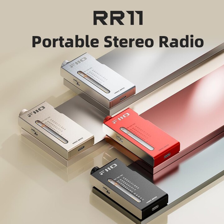 FiiO RR11 Negro - Radio estéreo Hi-Fi portátil