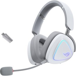Auricular Gaming ASUS ROG Delta II Inalámbrico/Alámbrico Bluetooth 140h RGB 318g Blanco