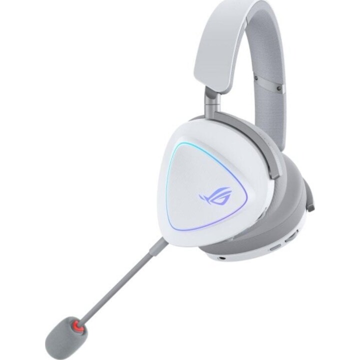 Auricular Gaming ASUS ROG Delta II Inalámbrico/Alámbrico Bluetooth 140h RGB 318g Blanco