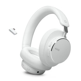 Auriculares inalámbricos supraaurales híbridos AKG N9 con cancelación de ruido - blancos
