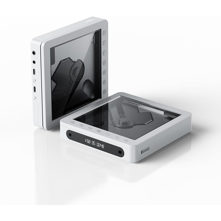 FiiO DM13 BT Transparente - Reproductor de CD portátil con Bluetooth aptx HD